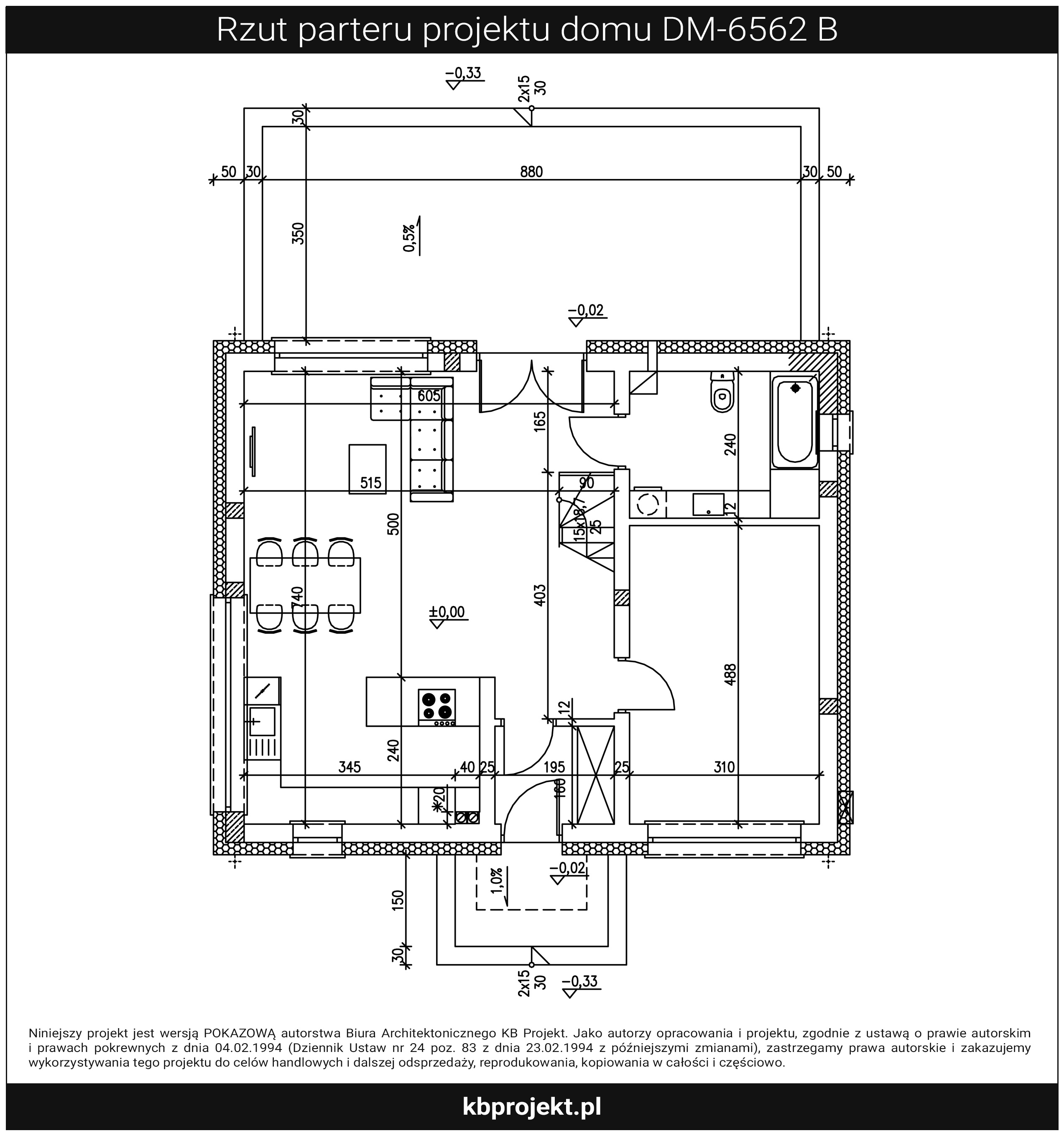 Rzut parteru DM-6562 B